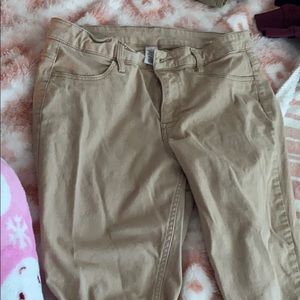 skinny ankle khaki pants
